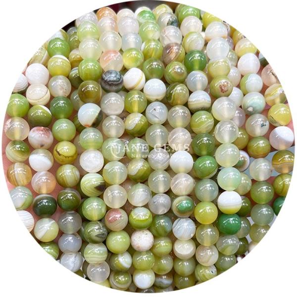Colorful Loose Round Crystal Healing Gemstone Beads For Gift And Party