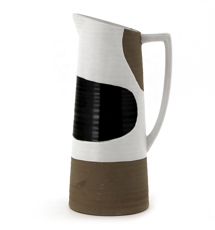 Jug Cup Coffee Water Milk Pitcher Geometric Patterns Jugs Water Ceramic Water Pots & Kettles Food