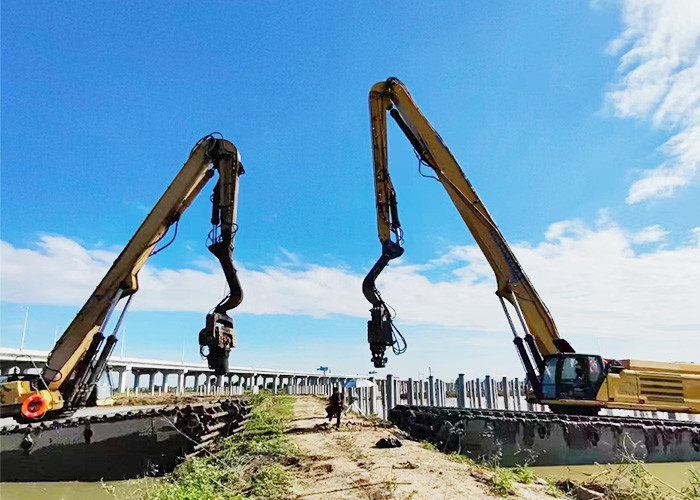 20 Ton 30 Ton 85ton Excavator Pile Driving Arm piling attachment Boom