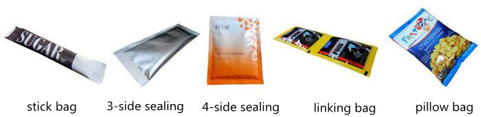 beans packaging filling and sealing sachet bag grain packing machine