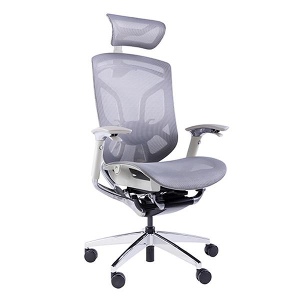 Dvary Chromed Butterfly Ergonomic Mesh Office Chair Sync Sliding Swivel Seating