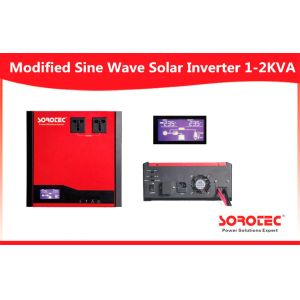 China Red Color Grid Tie Power Inverter / 0.7 PF Solar Energy Inverter with PWM Charger on sale