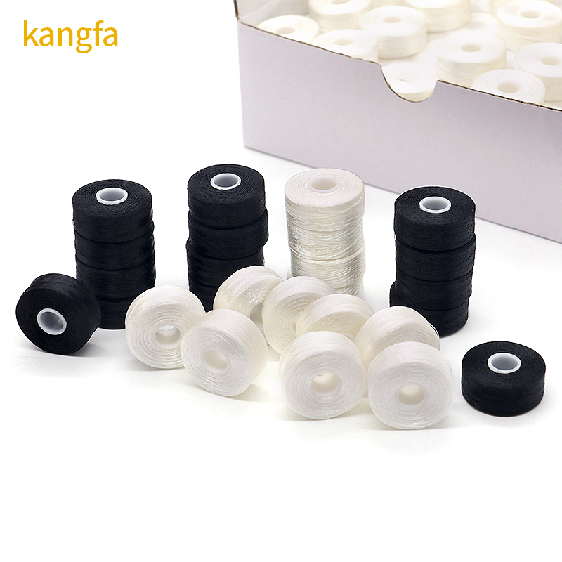144pcs/box Sure Stitch Pre-wound Embroidery Bobbins Dyed Pattern 75D/2 Carton 144pcs/box