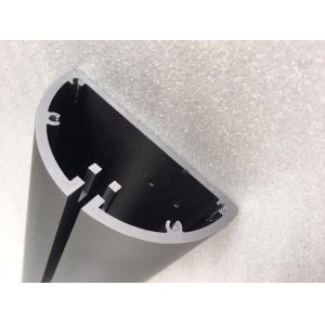 China Grey anodized CNC milling and drilling custom aluminum lighting design on sale