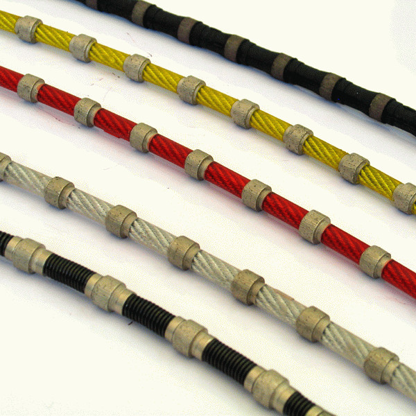 Precision Diamond Wire 40pcs/m 9.8mm Diamond Cable Saw 30 bead