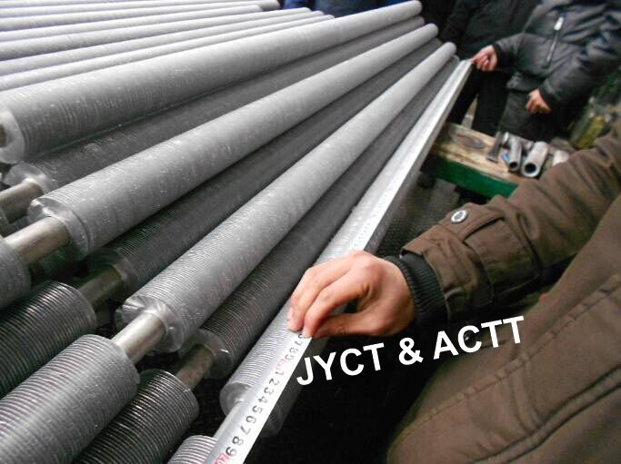 Copper Nickel / Aluminum Extruded Finned Tube For Heat Exchanger Condenser
