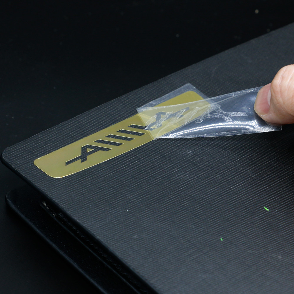 Transparent Embossed Packaging Stickers Labels Waterproof