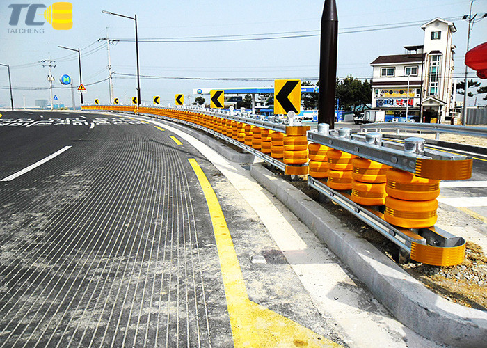 Polymer Composites Anti Collision Rotating Guardrail
