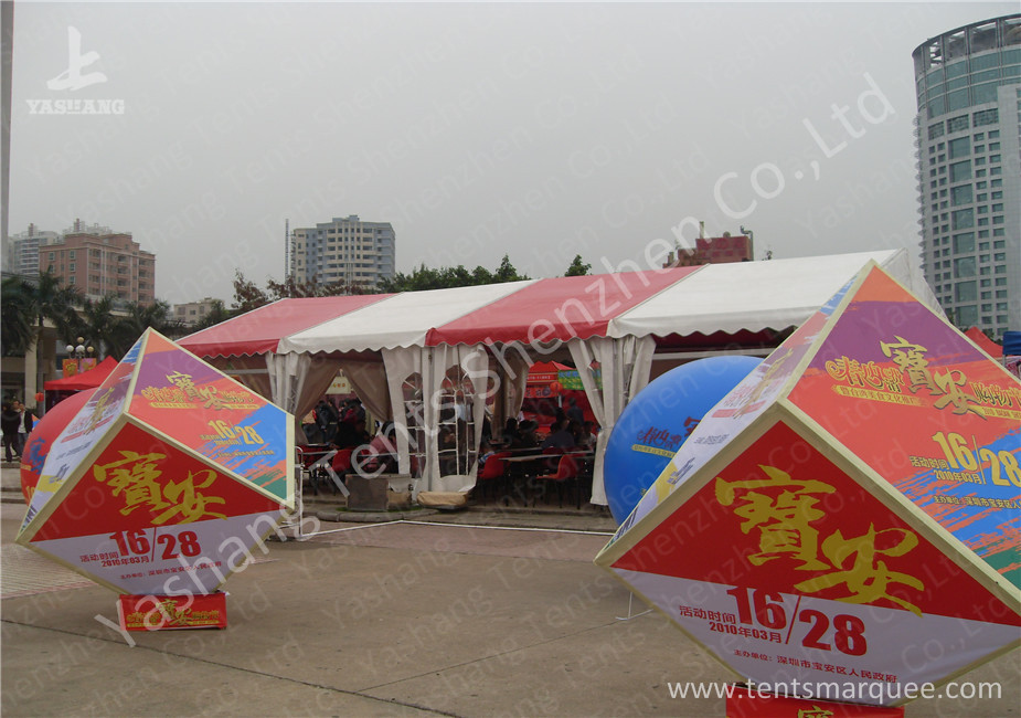 6x18M A-Frame Shape Outdoor Event Tent Transparent PVC Windows UV Resistant