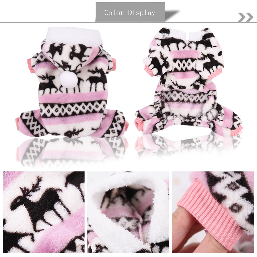 55cm Puppy T Shirt Moderate Thickness Custom Logo Puppy Winter Coat