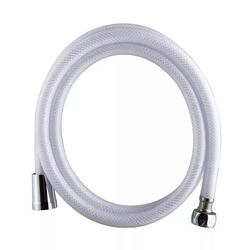 Flexible White PVC Shower Hose Modern Design Style And For Bathroom Accessories