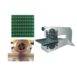 Motorized Circular Blade PCB Separator Machine For SMT PCBA Assembly High