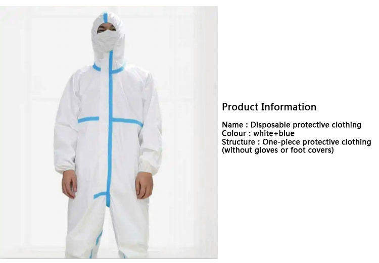 Surgical Disposable Protective Gown Non Woven Fabric PE Breathable Film soft