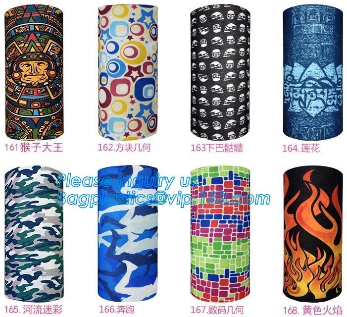 Hot sale fashion design printing multifunctional custom cheap 100% cotton bandana,microfiber plain custom made bandana