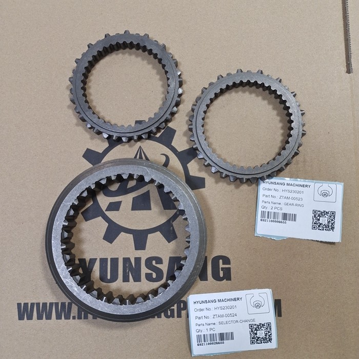 ZTAM-00523 Gear Ring ZTAM-00524 Change Selector For Excavator R55W7 R55W9