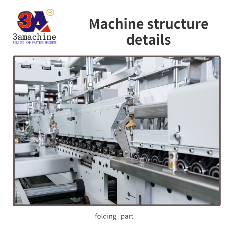 3500 kg Paper Folding Machine for Automatic Folder Gluer Cardboard Box Production