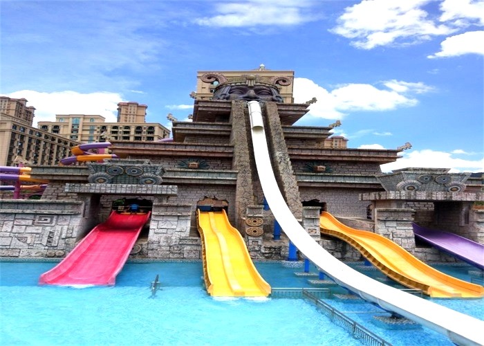Commercial Adult Aquatic Stimulating High Speed Water Slide
