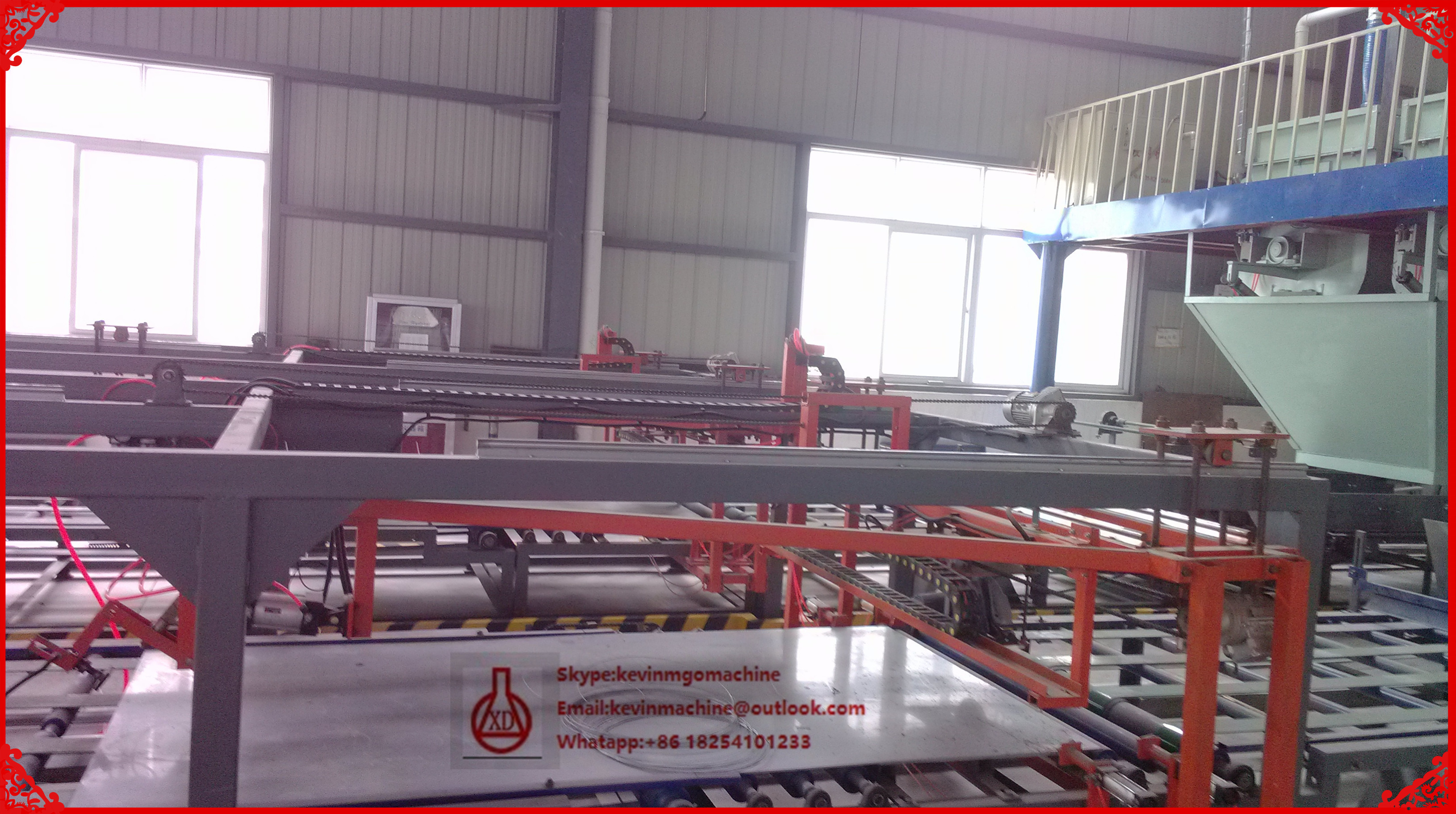 Magnesium Oxide Board Production Line with Pre Curing / Module Stripping Process