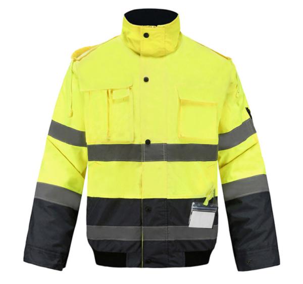 Reflective PPE Safety Wear Waterproof Jacket High Visibility Traffic Warning