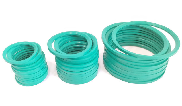 Compression Molding FKM Rubber DIN 3869 ED Ring 14 For Automotive And Aerospace Industries