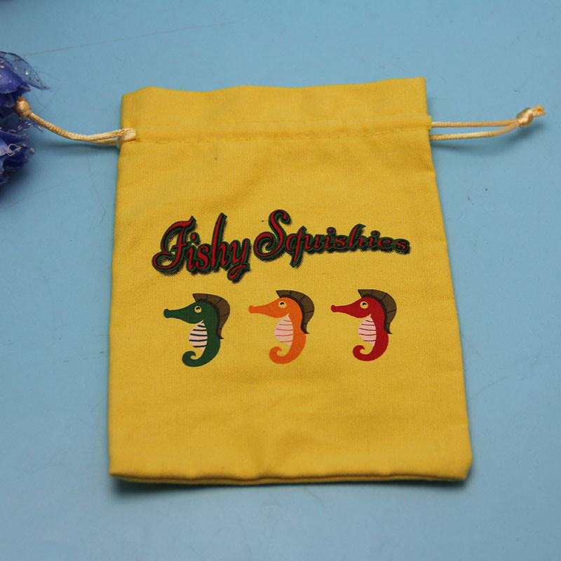 Cloth Jewelry Packaging Bags , Colorful Drawstring Christmas Gift Bags