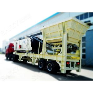 Mobile Screening Plant Vibrating Screen Complete Functions Well Distributed Discharge Manufactures