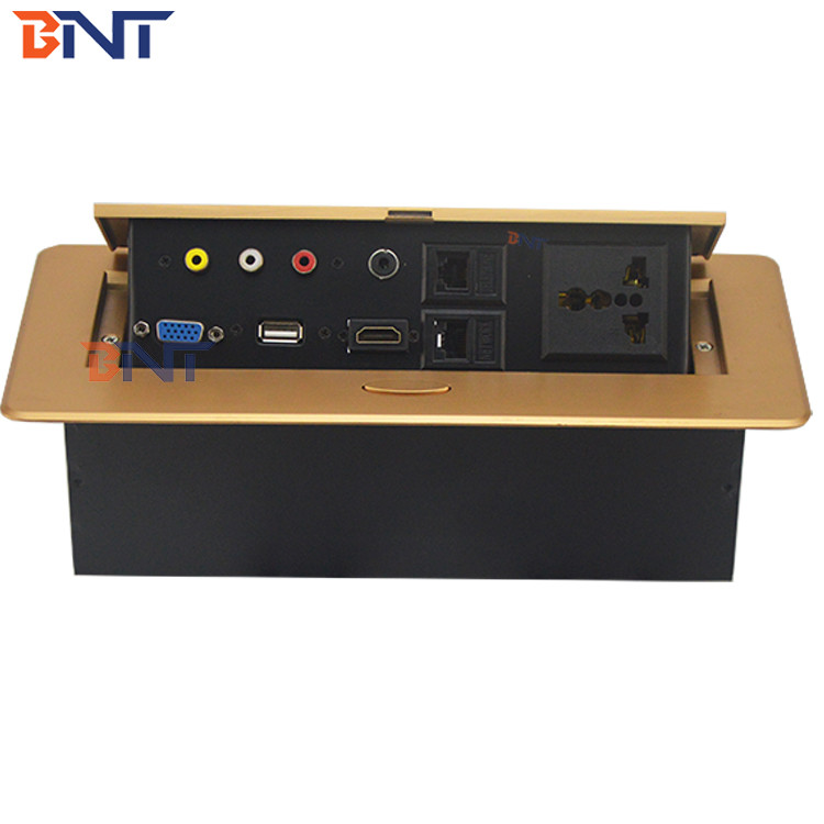 China 30cm Cable Pop Up Power Socket Desk Mounted Universal Wiring Electrical on sale