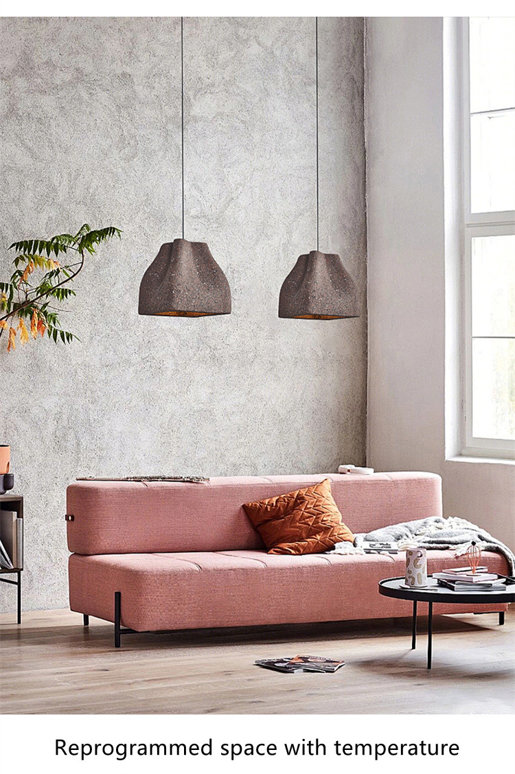 Japanese Style Wabi-sabi LED Restaurant Pendant Lamp Lustre Bedroom Model Room Chandelier (WH-VP-176）