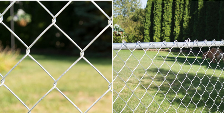 black pvc  6 ft. x 50 ft. 9-Gauge Galvanized Steel Chain Link Fabric / Chain Link fence roll