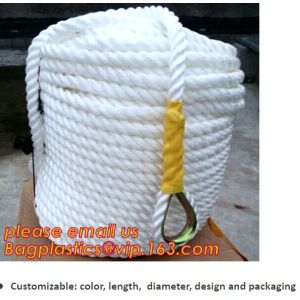 PP Twisted Split Film Rope, cheap and quality 3 inch polypropylene marine rope,