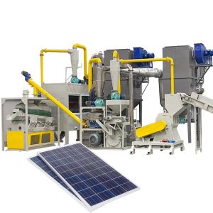  Efficiently Recycle Mono Solar Panels with PLC Controlled Crushing Separating Machine Manufactures