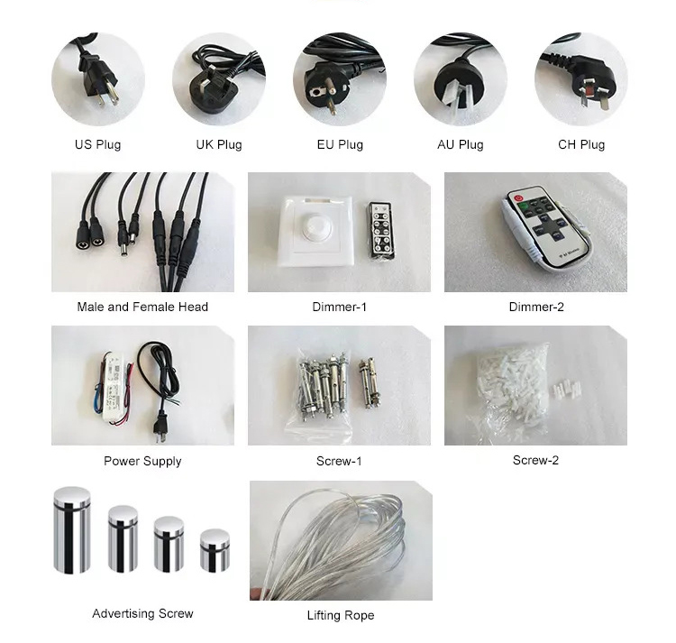 12V Neon Sign Acrylic LED Decorative Lights 6000k Plexiglass Neon Signs