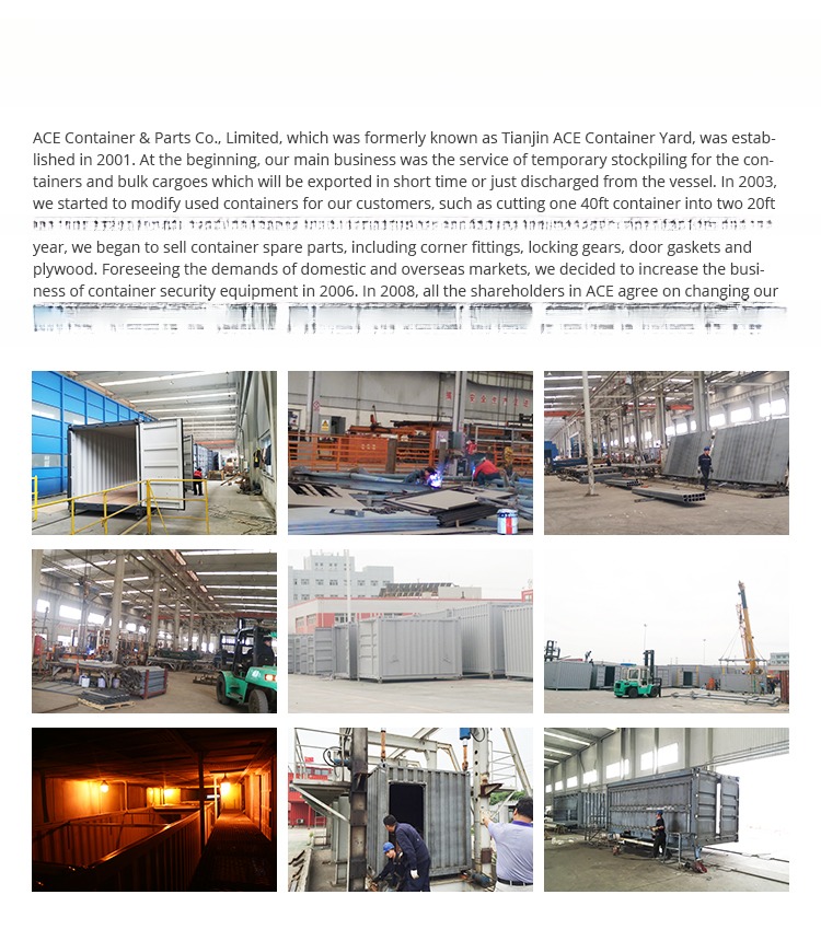 20ft Closed Box Double Door Corten Steel CCU Units for Oil Drilling DNV 2.7-1 Standard Offshore Container Cargo Carrying