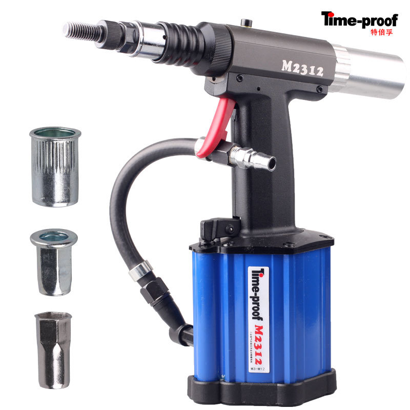 8mm Stroke Pneumatic Rivet Nut Tool For M3 - M12 Rivet Nuts