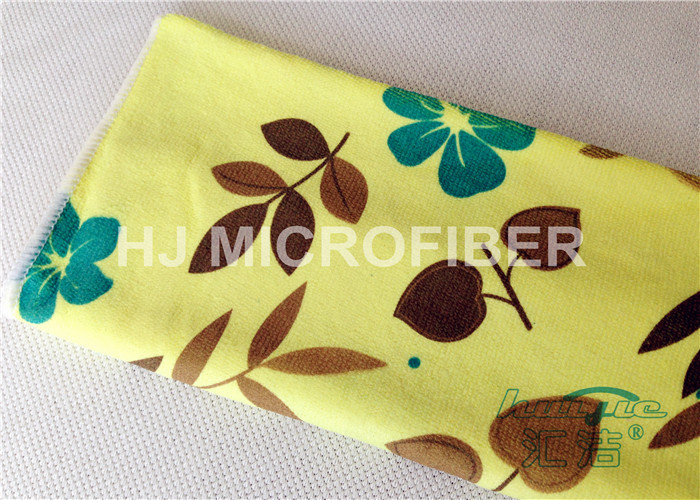 Microfiber 80% Polyester 20% Polyamide Printed Microfiber Cloth No Fading