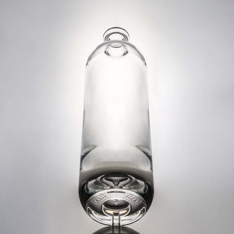 Glass Collar Sealing Type Cork Top 1000ml Liquor Bottle for Whisky Vodka Tequila