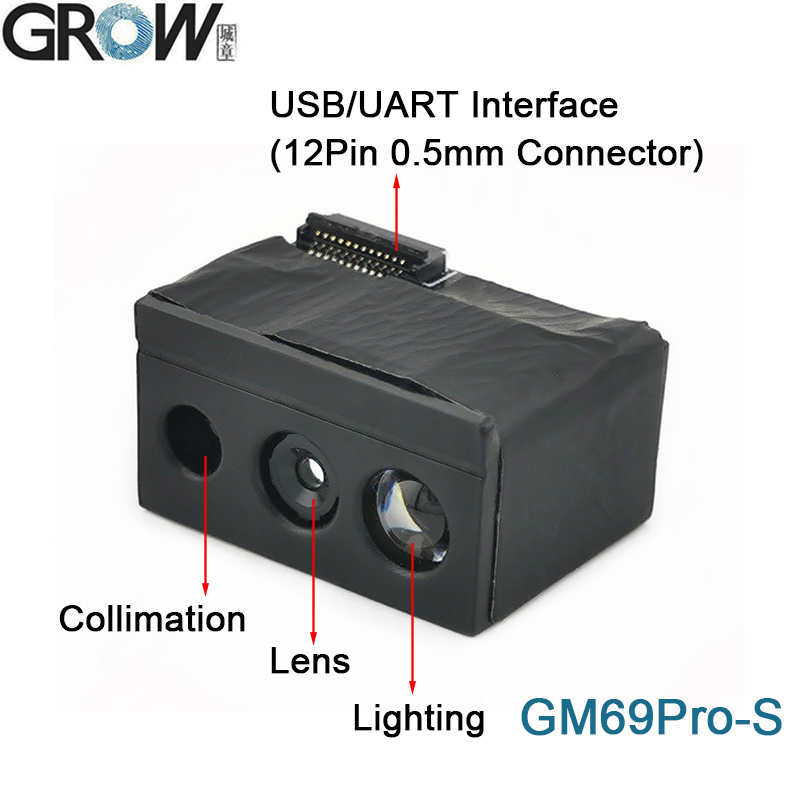 Grow GM69PRO-S 1280*800CMOS OCR/1D/2D Barcode Scanner Module Support Ocr Passport Code