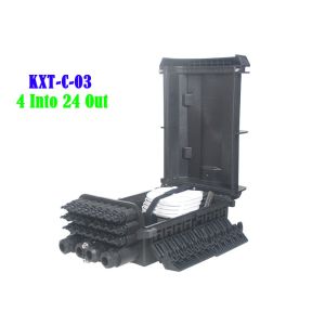 96 Core 4 Into 24 Out Multicore Joint Fiber Optic Closure Enclosure Outdoor IP68