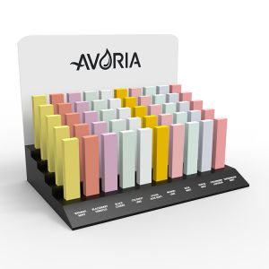 Mordern Eyeshadow Stick Display Stand Acrylic Makeup Display Rack For Store