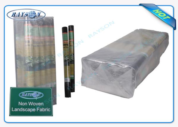 100% PP Raw Weed Barrier Non WovenLandscape Fabric Protect Plant / Garden /