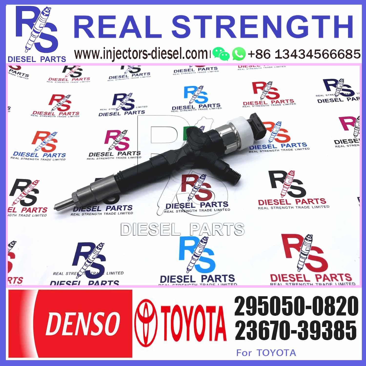 Genuine Injector 23670-30380 295050-0820 For Car Spare Parts 9709500-082 2950500820 2367030380