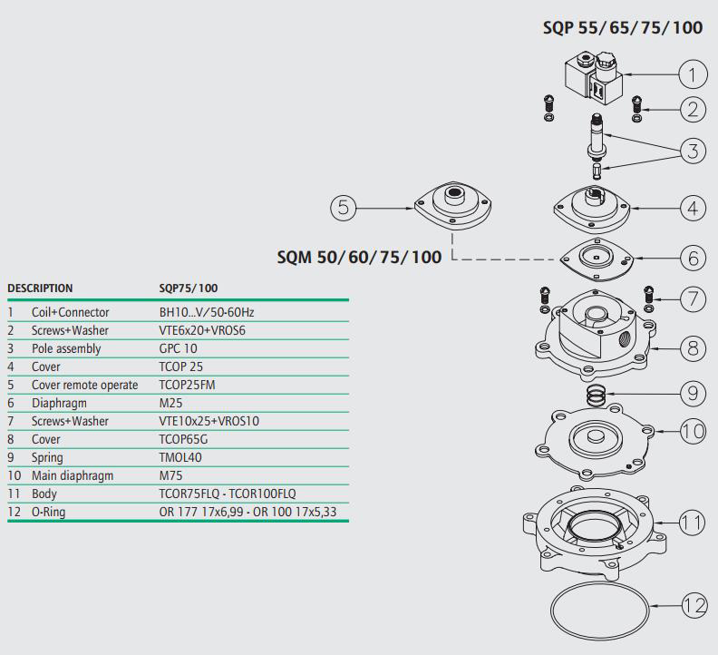 Turbo SQP75 G3" Integral Pilot Pulse Jet Valves