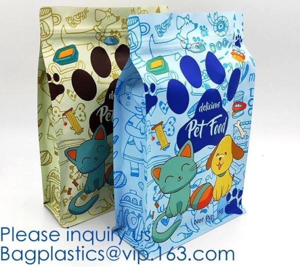 Customized Personalized Pet / Metpet / Pe Material Plastic Food Bag Printing