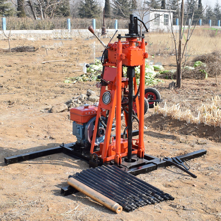 Geological Exploration Hydraulic Core Drilling Rig 50m Depth