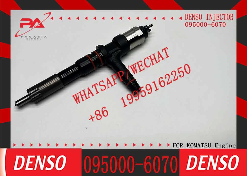 Excavator Diesel Engine Repair Parts 095000-6070 Injector 6251-11-3100 SAA6D125E Engine Fuel Injector PC400-8 PC450-8