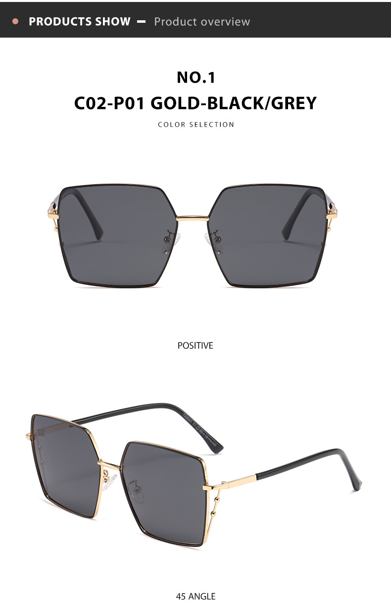 UV400 Protection Metal Women'S Sunglasses Full Rim Frame OEM