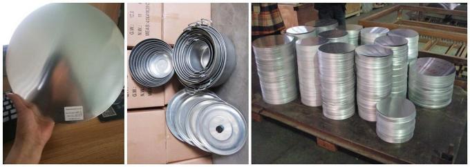 1000 Series Aluminium Round Discs , Customize Circular Aluminum Plate 3