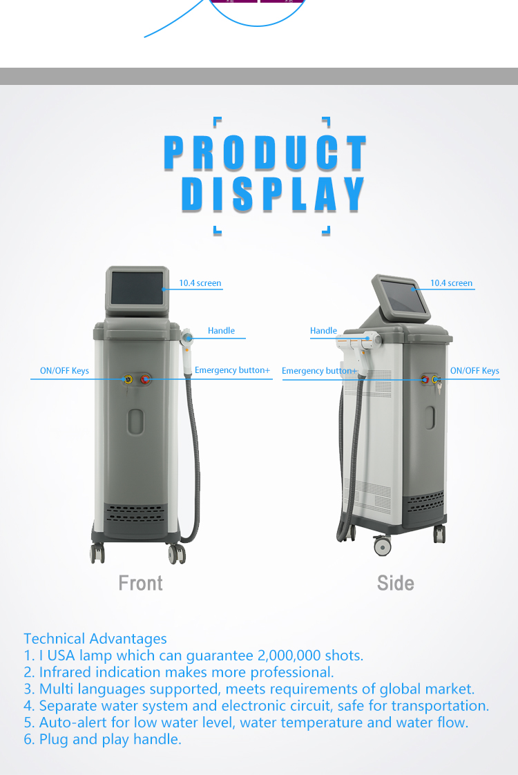 Stationary Eye Brow Tattoo Removal Machine for 2022 Technology Featuring Nd Yag Laser