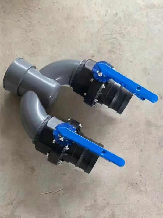 Anti-UV Agricultural Irrigation PE Butterfly Valve for Farm Irrigation Drip
