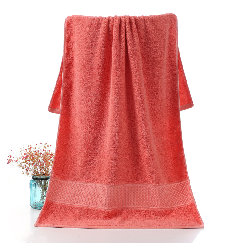 Jacquard 100% Cotton Face Wash Towel Solid Color Soft Towel Popular Selection